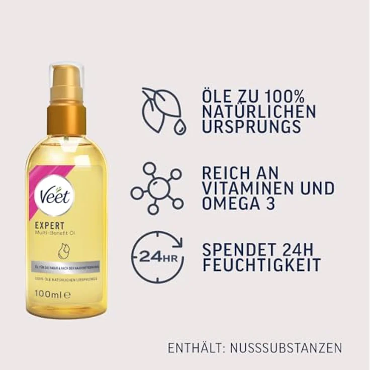Veet Multi - Benefit Körperöl 100 ml – Bild 4