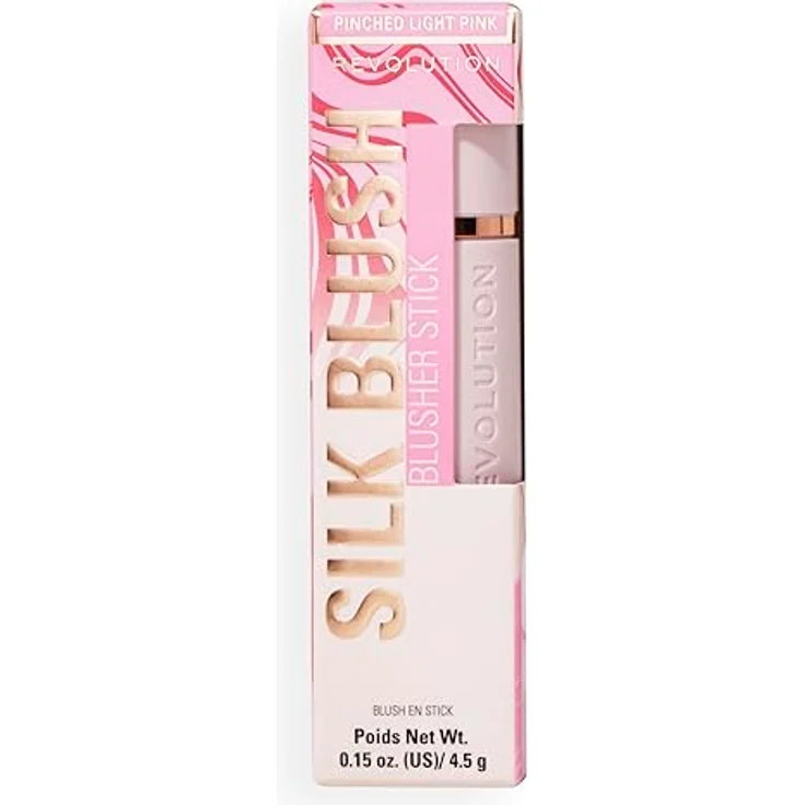Makeup Revolution Skin Silk Blush Stick, Creme-Rouge in Light Pink Marble, 4.5 g, vegan – Bild 4