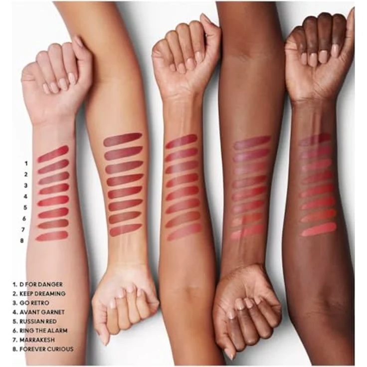 MAC Cosmetics MACximal Silky Matte Lipstick, Mattierender Lippenstift mit hoher Pigmentierung, Farbton Russian Red, 3,5 g – Bild 3