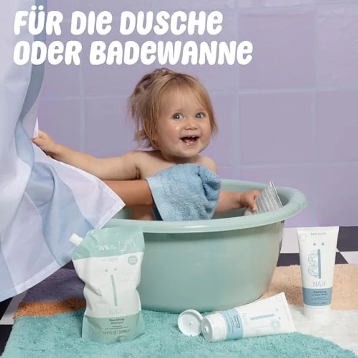 Naif Baby & Kids Wash Gel, Reinigungsgel für Körper und Gesicht, hypoallergen, 200 ml – Bild 5
