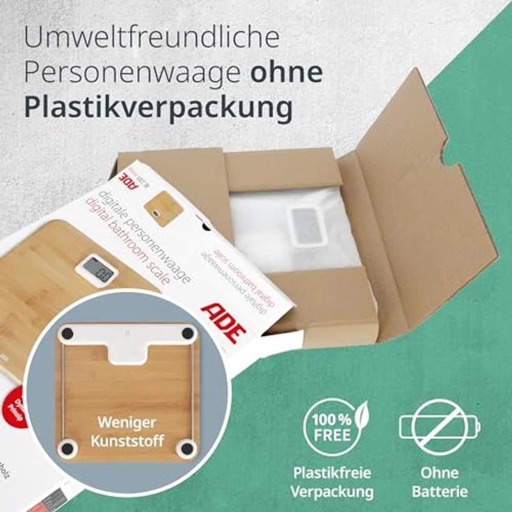 ADE BE2107 Digitale Personenwaage Wägebereich (max.)=150kg – Bild 5