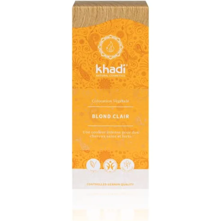 Khadi Pflanzenhaarfarbe Hellblond 100 g – Bild 2