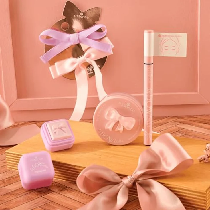 essence FaBOWlous Highlighter, Nr. 01, Pink, strahlend und schimmernd, vegan, ölfrei, ohne Parfüm und Alkohol, 3.2g – Bild 3