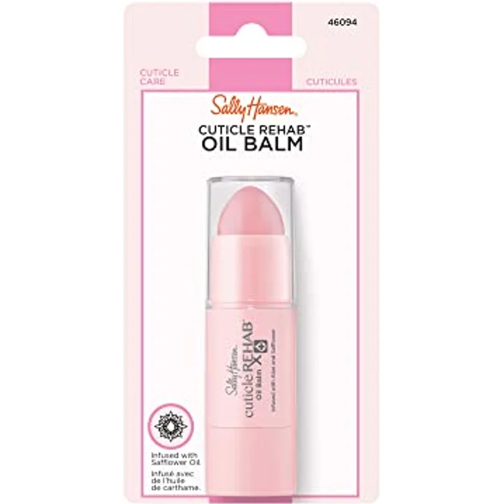 Sally Hansen Cuticle Rehab Oil Balm, feuchtigkeitsspendendes festes Öl für trockene Nagelhaut mit Aloe und Vitamin E, 5,8 ml Stick – Bild 1