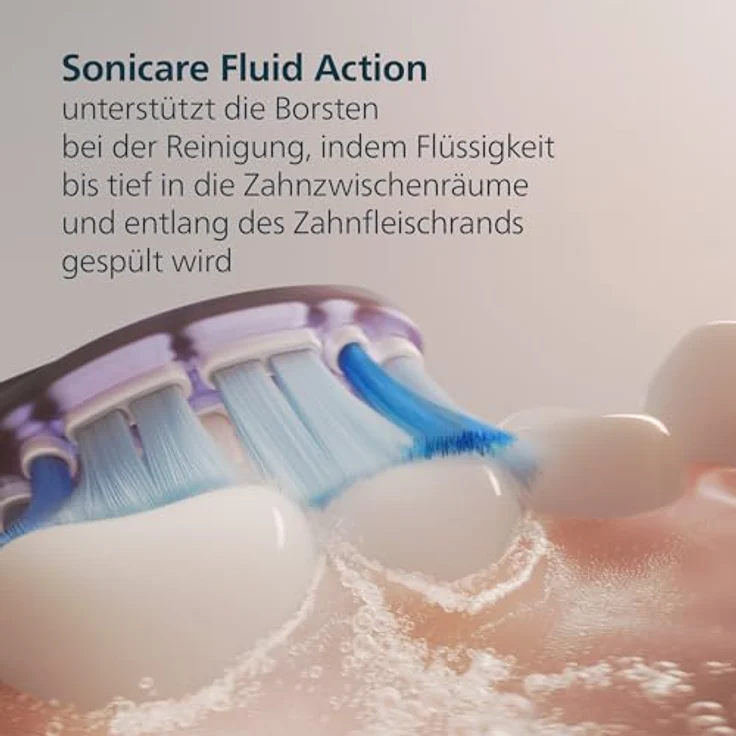 Philips Sonicare AdvancedClean Limited Edition, Elektrische Zahnbürste mit Smart Screen, Drucksensor, 5 Putzmodi, Erinnerungsfunktion und Schwarz, HX3792/11 – Bild 2