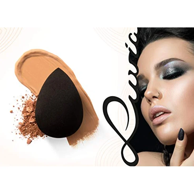 Luvia Cosmetics Make-up Schwamm Make-up Blending Sponge Set-Black, 2 tlg. – Bild 8