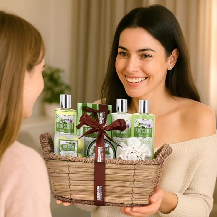 11 tlg. Aloe Vera Beautyset Geschenkset im Flechtkorb – Bild 5