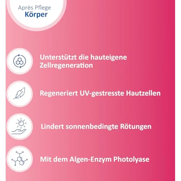 Ladival After Sun Repair Fluid für sonnengestresste Haut, regeneriert mit Photolyase, feuchtigkeitsspendend & kühlend, enthält Panthenol und Vitamin E, 200ml – Bild 4
