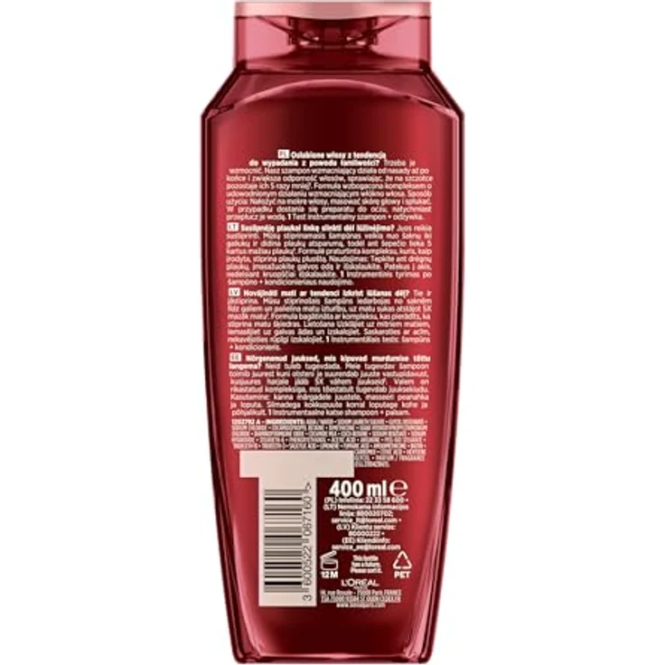 L'Oreal Paris ELSEVE ARGININE RESISTIST SZP, Haarpflege Shampoo mit hochwertigen Zutaten, 400 ml – Bild 2