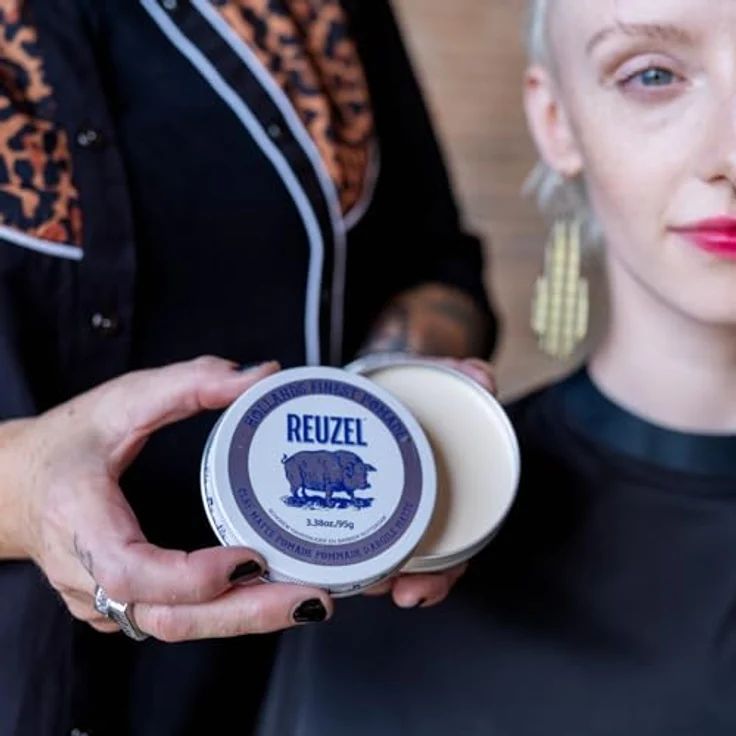 Reuzel Clay Matte Pomade, Haarstyling-Lehm matt, 95 g, starker Halt, unisex, duftend – Bild 5