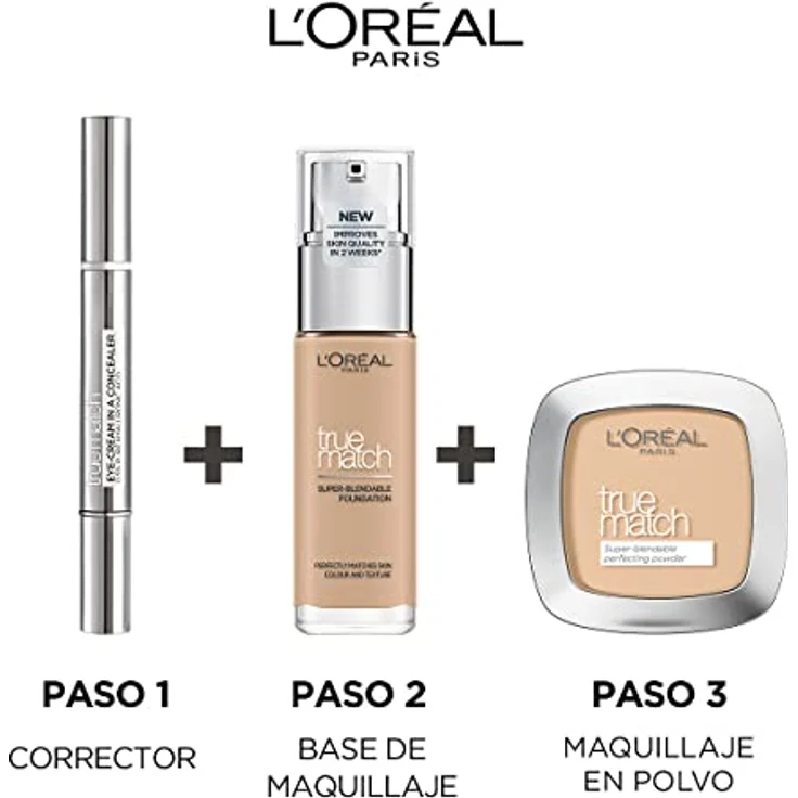 L'Oréal Paris Augenpflege - Concealer, Abdeckstift gegen Augenringe, Mit Hyaluronsäure und Vitamin C, Perfect Match, 4-7D - Golden Sable, 2 ml – Bild 5