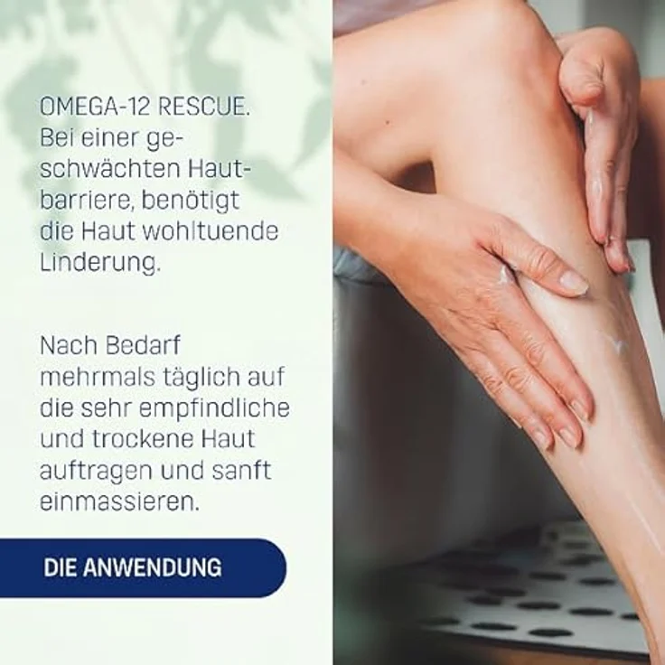 Eubos OMEGA-12 RESCUE | 12% Omega Hydro Activ Lotion | Für empfindliche und trockene Haut | 200ml – Bild 5
