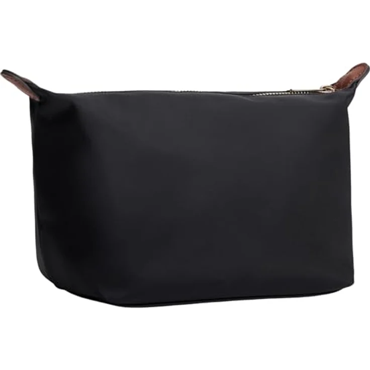 Tommy Hilfiger TH ICON WASHBAG NYLON, Unisex Kosmetiktasche mit TH-Schmuckelement, schwarz, 20x14,5x13,5 cm – Bild 2