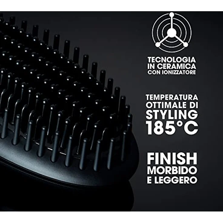 ghd glide - Thermische Haarbürste für ein müheloses, natürliches, glattes Finish, mildert Kräuselungen und beseitigt Kräuselungen, Keramik, optimale Kämmtemperatur 185ºC, Ionentechnologie, schwarz – Bild 3