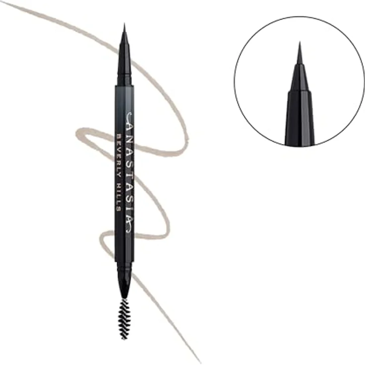 Anastasia Beverly Hills Microstroke Brow Pen, präziser Augenbrauenstift mit mikrofeiner Pinselspitze, 0,5 ml, taupe – Bild 2