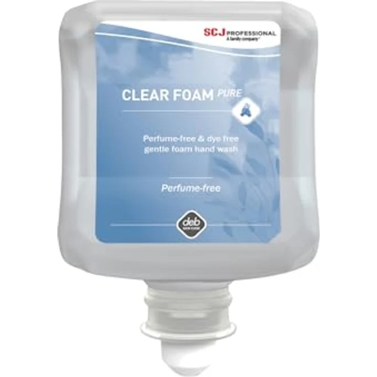 Stoko Schaumseife Clear FOAM Pure, Handseife ohne Duft-/Farbstoffe, 1 l für 4707 020 186 – Bild 2