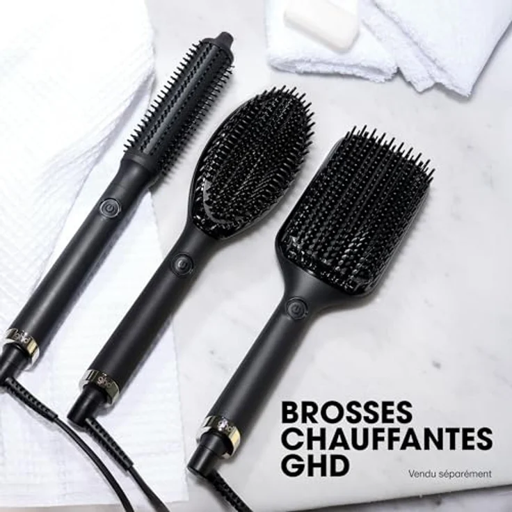 ghd glide+ Smoothing Hot Brush, Warmluftbürste in Schwarz mit optimierter Heiztechnologie und integriertem Ionisator für ultra geschmeidige Ergebnisse – Bild 8