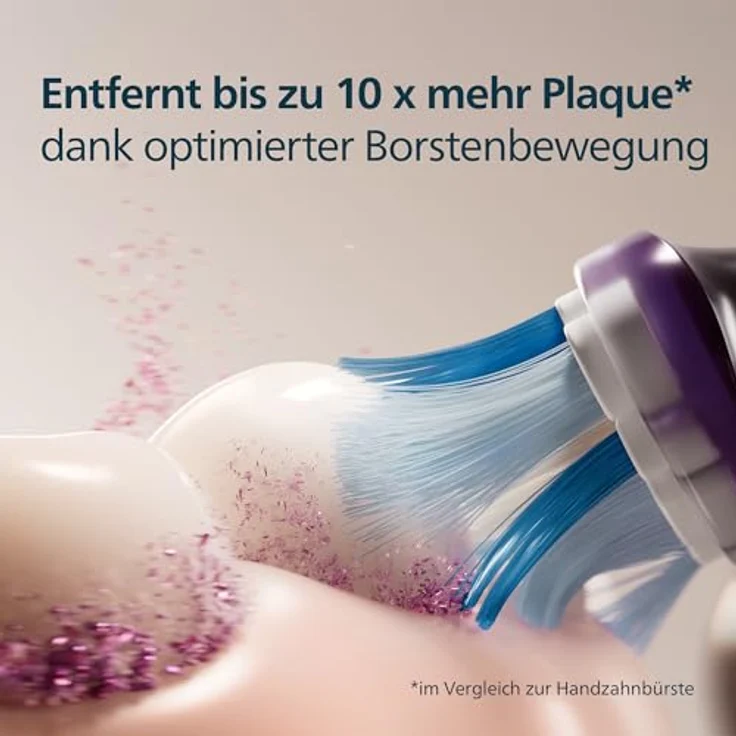 Philips Sonicare G3 Premium Gum Care, Original Ersatzbürstenköpfe, 7x gesünderes Zahnfleisch, schwarz, 6er-Pack, HX9056/88 – Bild 3