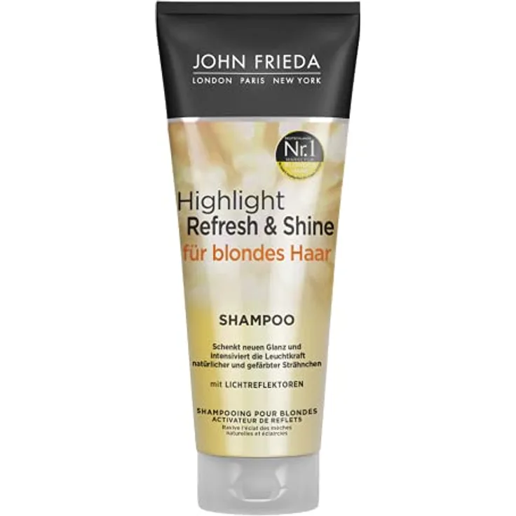 John Frieda Highlight Refresh & Shine Shampoo - 250 ml - Für strahlendes Blond & intensive Leuchtkraft