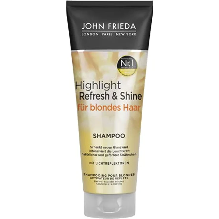 John Frieda Highlight Refresh & Shine Shampoo - 250 ml - Für strahlendes Blond & intensive Leuchtkraft – Bild 1