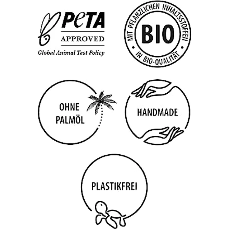 GREENDOOR Shampoo Bar Pfefferminze 75g, festes mildes Haarshampoo ohne Silikone / Plastik für Damen und Herren, normales und fettiges Haar, Naturkosmetik mit Bio Brokkolisamenöl, natürliche Haarpflege – Bild 3