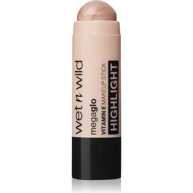 Wet n Wild MegaGlo Cremiger Highlighter Stick, Farbton Glitzed Spell, 6 g, für strahlenden Teint und lebendigen Glow