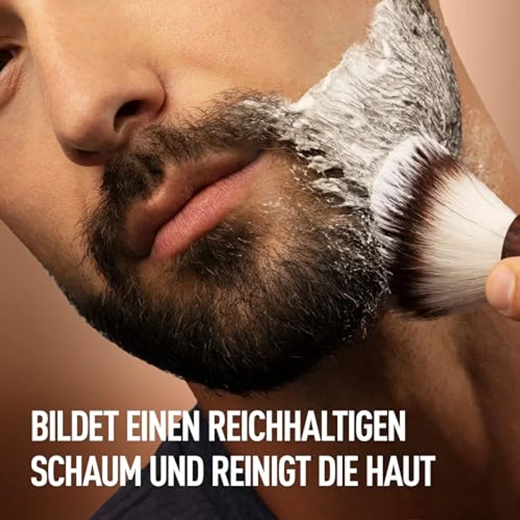 King C. Gillette Rasierpinsel Herren, mit weichen Borsten und Holzgriff für ein Rasurerlebnis auf Barbier-Niveau, vegan und tierversuchsfrei – Bild 2