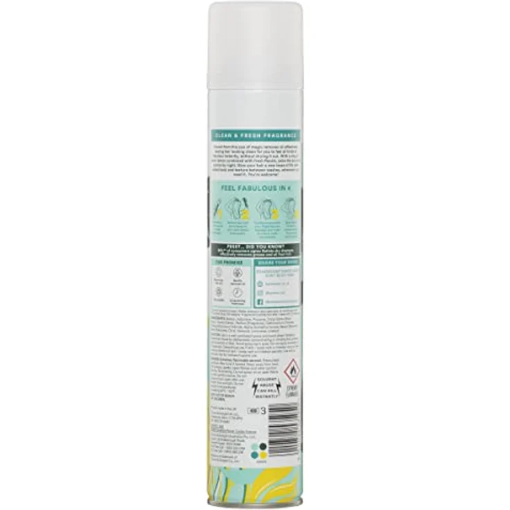 Batiste Original Trockenshampoo mit zartem frischem Duft 350 ml – Bild 3