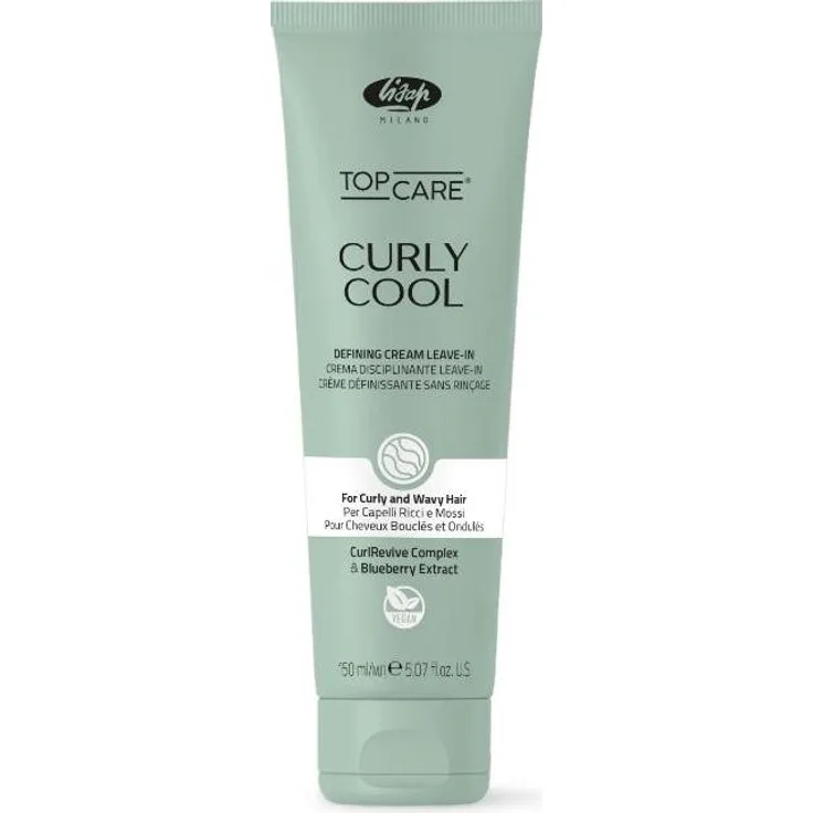 Lisap Top Care Curly Cool, Leave-In Defining Cream mit CurlRevive Complex, 150ml