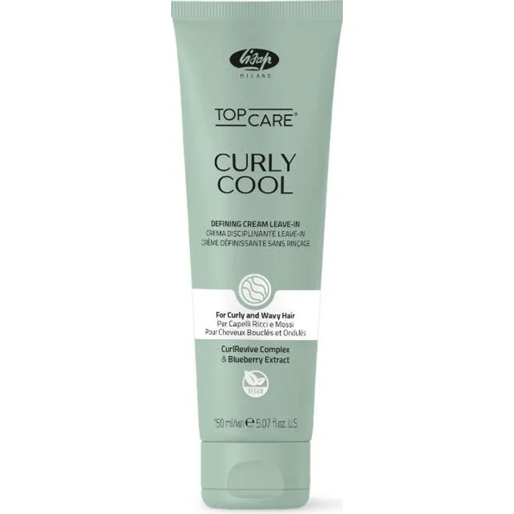 Lisap Top Care Curly Cool, Leave-In Defining Cream mit CurlRevive Complex, 150ml