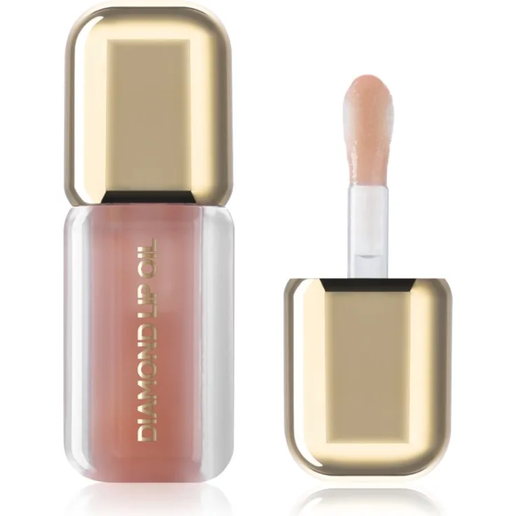 Dermacol Diamond Lip Oil, tönendes Lippenöl mit vergrößerndem Effekt, Farbton 04 Vanilla Bliss, 4 ml