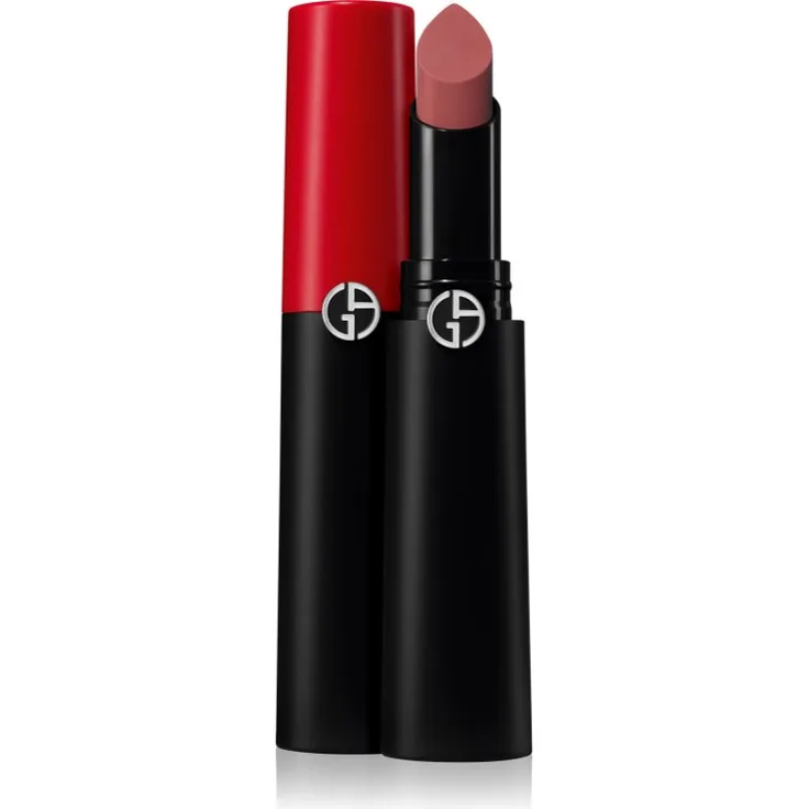 Armani Lip Power Matte, Mattierender Lippenstift, Farbton 112 Stylish, 3.1 g, langanhaltende Farbe mit samtig-mattem Finish