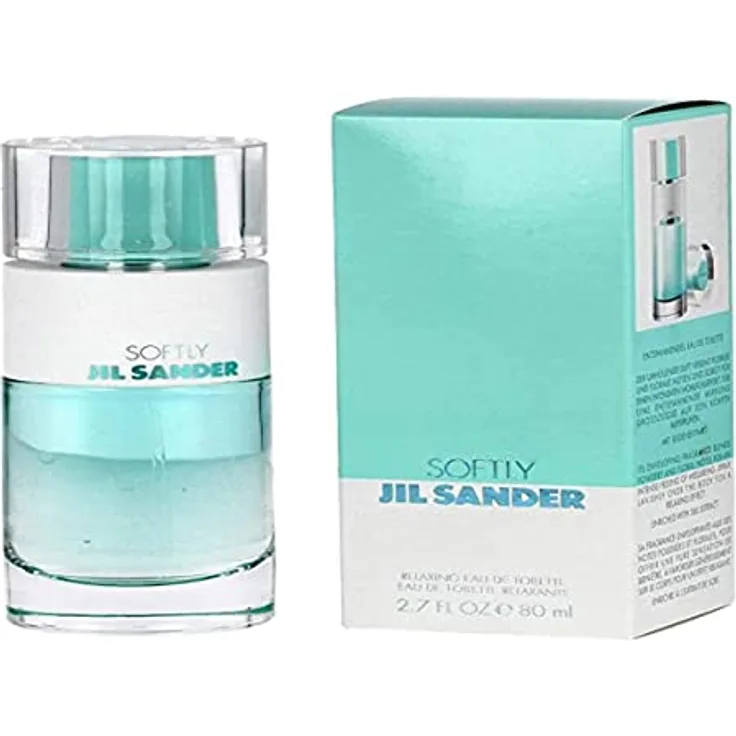 Jil Sander Softly Eau de Toilette Spray 80 ml, Sinnlicher Damenduft aus Germany