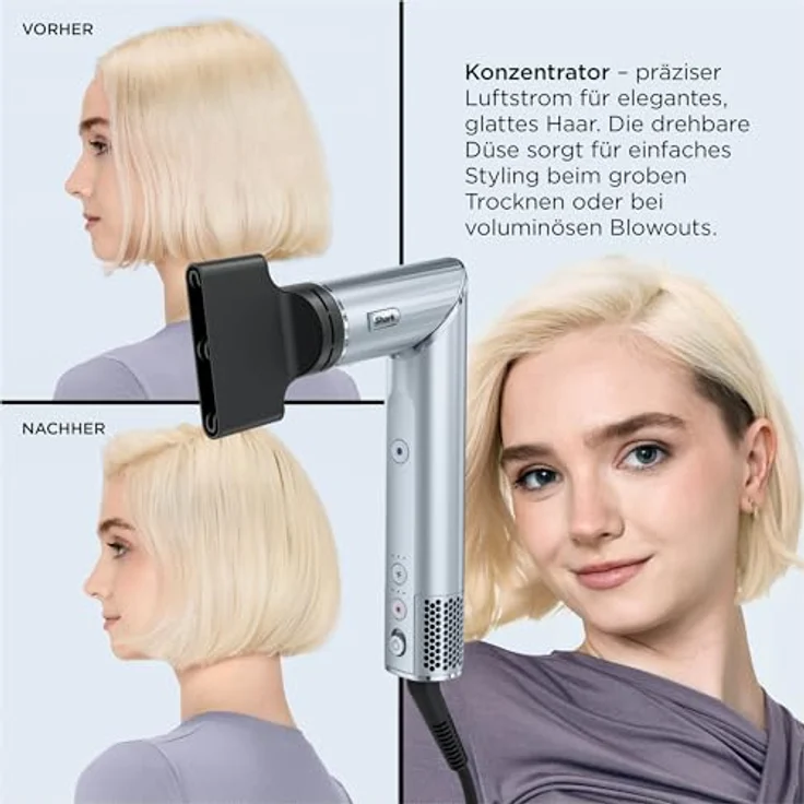 Shark FlexStyle Limited Edition Glacial Blue 6-in-1 Haarstyler und Haartrockner, mit Aufbewahrungsbox und 6 Zubehörteilen [HD476WHEU] – Bild 5