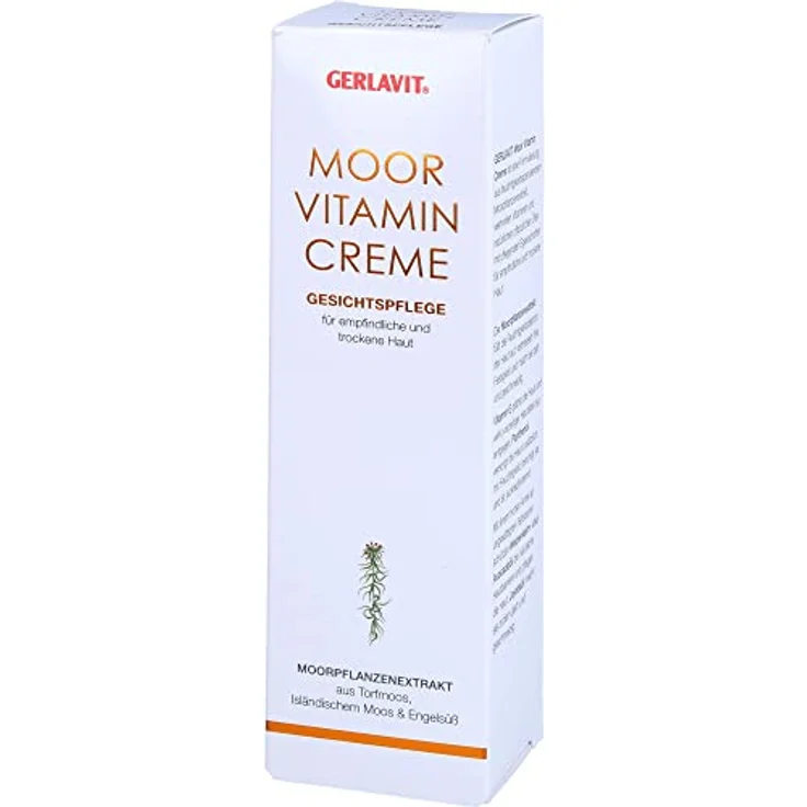 EDUARD GERLACH Gerlavit Moor Vitamin Creme 75 ml, Pflegecreme mit Jojoba- und Avocadoöl für empfindliche Haut – Bild 4