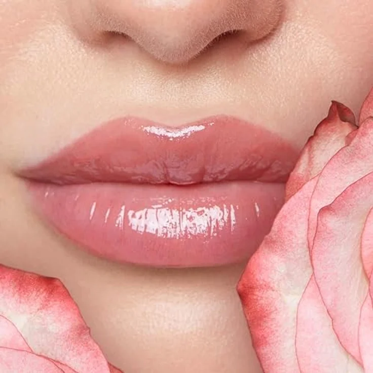 Fleeky Plumpy Lipgloss, Rose Nude, 5 ml, Volumen- und Glanz-Optimierer für geschmeidige Lippen – Bild 2