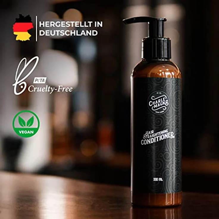Charlemagne Conditioner Spülung für Männer - 200 ml, Mediterranean Breeze Duft - Silikonfrei, Anti-Frizz & Anti-Haarbruch - Tägliche Herren Haarpflege & Styling – Bild 5