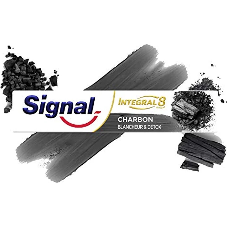 Signal Nature Elements Zahnpasta Weiß/Detox Tuba 75ml, Zahnpasta für weißere Zähne und gereinigte Lippen – Bild 3