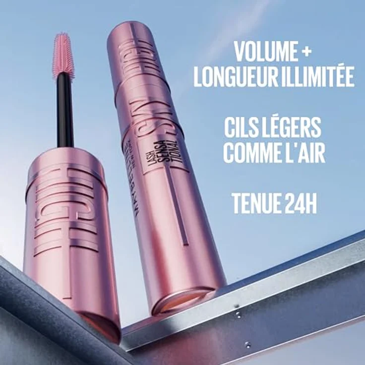Maybelline Lash Sensational Sky High Mascara, 7,5 ml, mit extreme Länge und Volumen, GOLD GLITZ – Bild 4