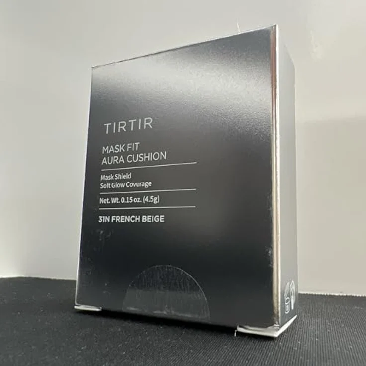TIRTIR Mask Fit Aura Cushion Mini, feuchtigkeitsspendendes Make-up zur Verjüngung der Gesichtshaut, Farbton 31N French Beige, 4.5 g – Bild 7