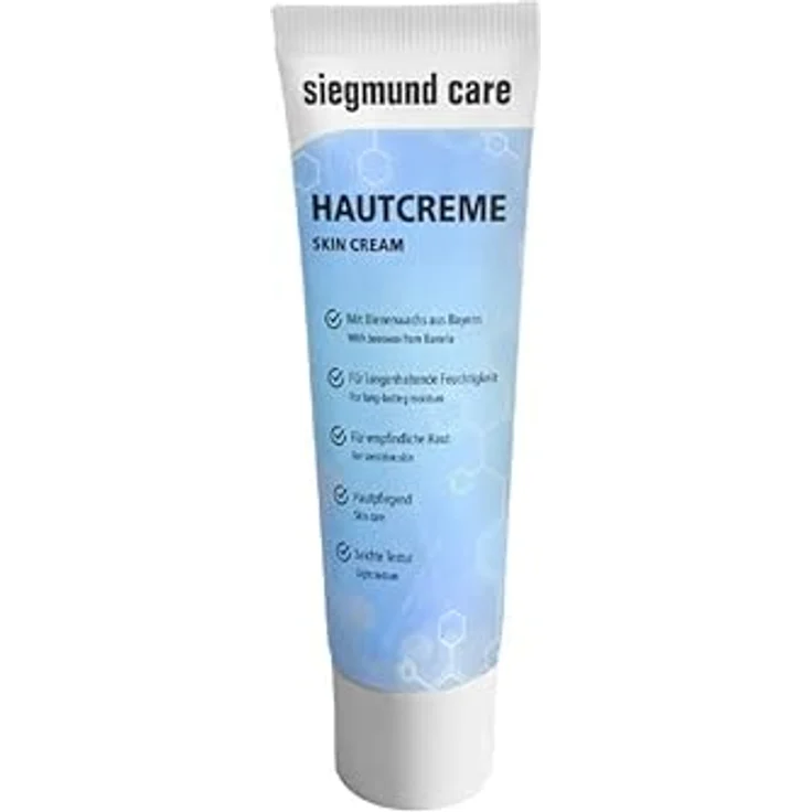 Siegmund Care Hautcreme mit Bienenwachs | Feuchtigkeitspflege für trockene und raue Haut | Parfümfrei | 20 x 30 ml Tube