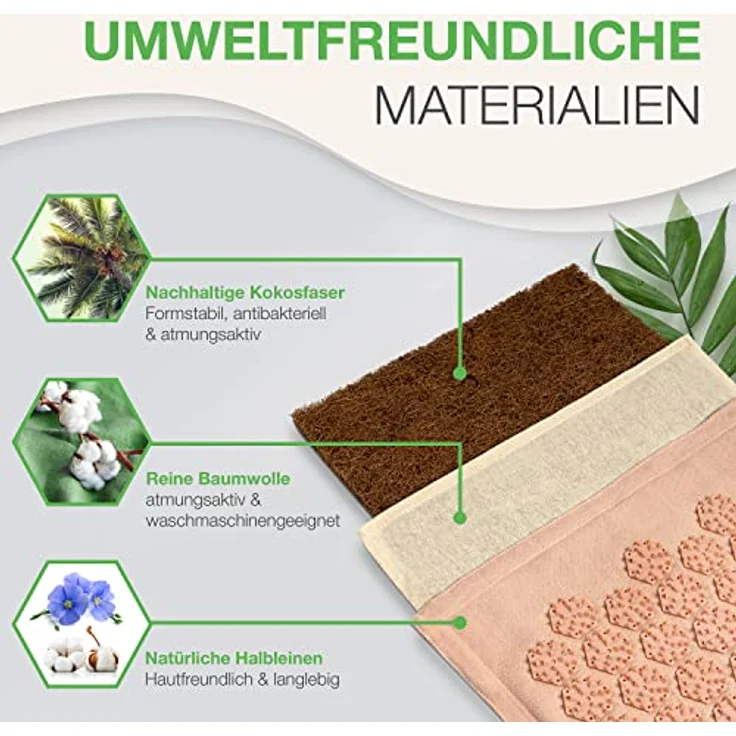 BACKLAxx® Akupressurmatte Fußmatte für Fussmassage und Rücken, 54 x 34 cm, 2.116 Spitzen – Bild 5