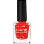 KORRES Sweet Almond Nail Colour - 45 coral, veganer Nagellack mit Gel-Effekt, 11 ml