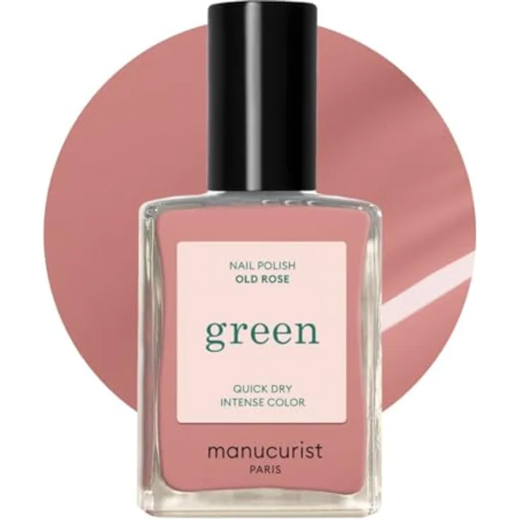Manucurist Green Altrosa Nagellack 9-Free Vegan Bio-basiert 15ml (OLD ROSE)