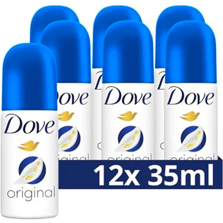 Dove Advanced Care Anti-Transpirant Deo-Spray Original Mini, 72 Stunden Schutz vor Körpergeruch und Achselnässe, Skin Hydration Technology, 35 ml, 12 Stück – Bild 1