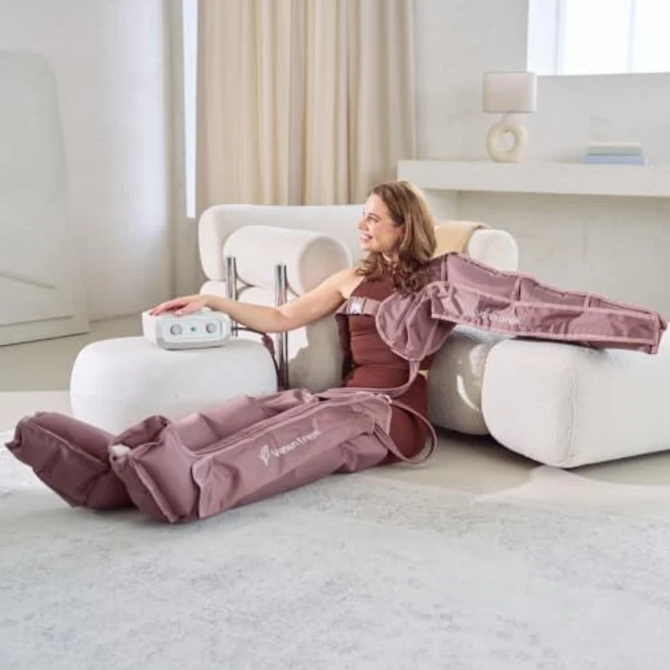 Venen Engel Venen Engel 4 Basic, Massagegerät mit Lymph-Flow Armmanschette rechts und 4 Kammern, ergonomische Schlauchführung – Bild 2