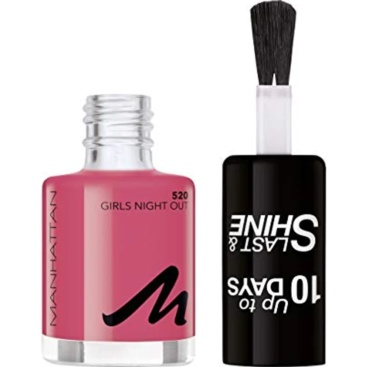 Manhattan Cosmetics Last und Shine Nagellack, Nr.520 Girls Night Out, 10 ml – Bild 2