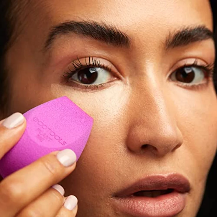 ECOTOOLS Bioblender Make-up-Schwamm für flüssiges und cremiges Make-up, 40 g, 3175, violett – Bild 5