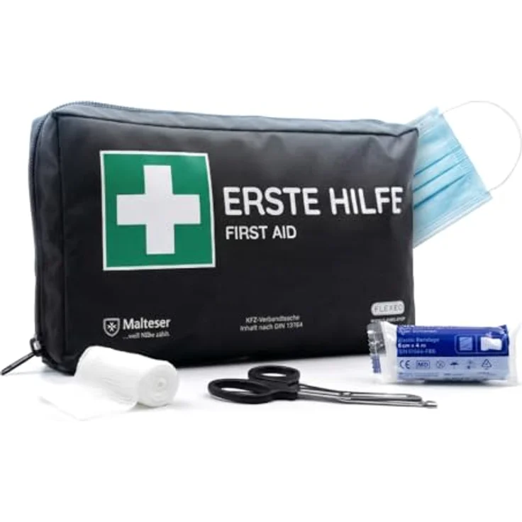 Flexeo KFZ Verbandtasche inkl. Füllung nach DIN 13164 – Bild 2
