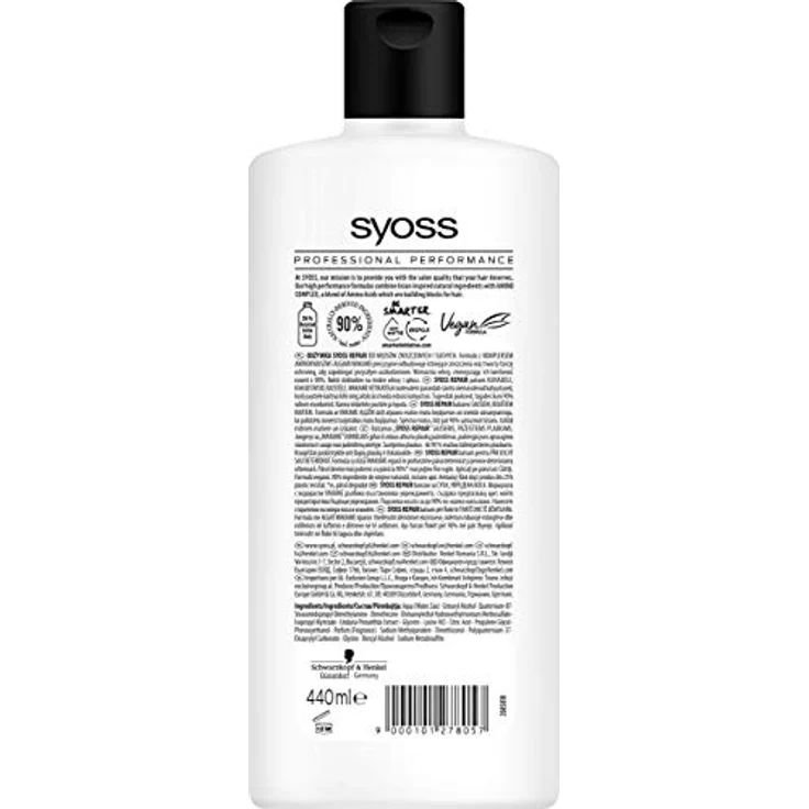 Syoss Repair Conditioner 440 ml, Regenerierender Conditioner – Bild 2